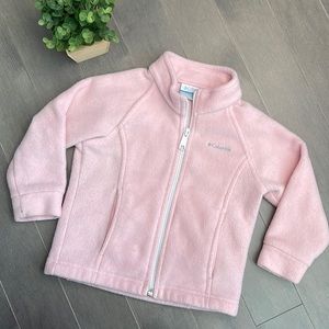 Columbia Girls Pink Fleece Jacket 2T